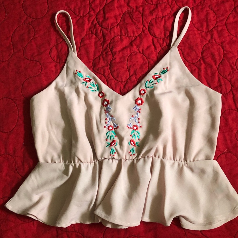 Embroidered Tank